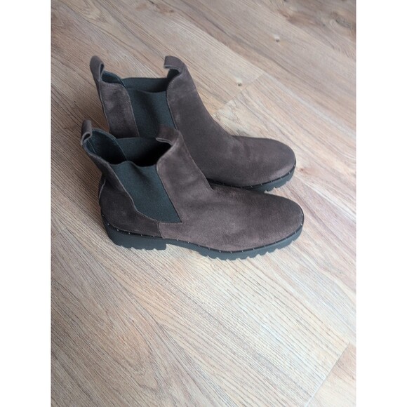 Freda Salvador Brooke Espresso Brown Womens 8.5 Water Resistant - Picture 8 of 13